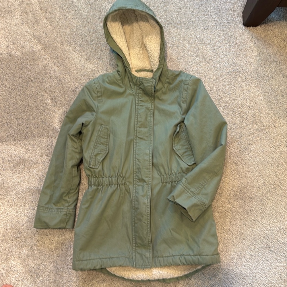 Girls green Gap winter coat